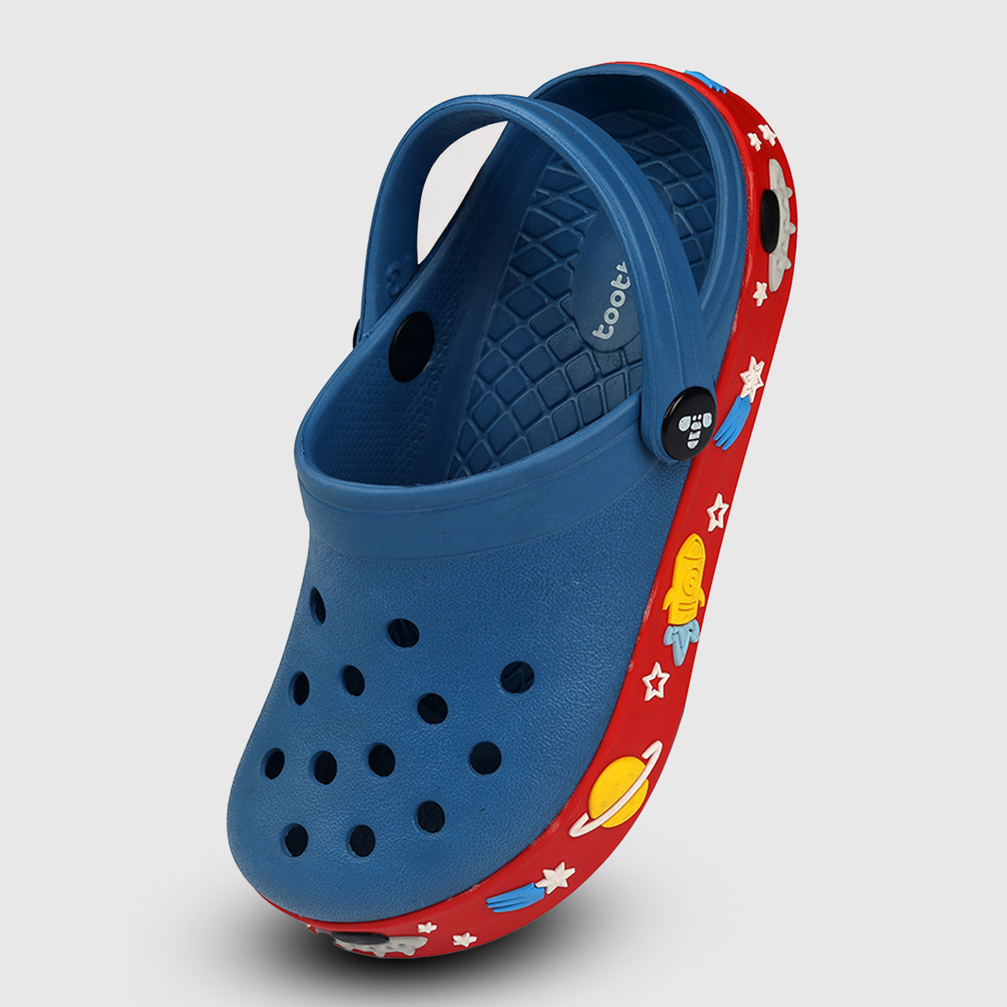Boys Blue Space Themed Clogs